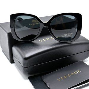 VE4387F GB1/87 BLACK DARK GREY LENS SUNGLASSES
